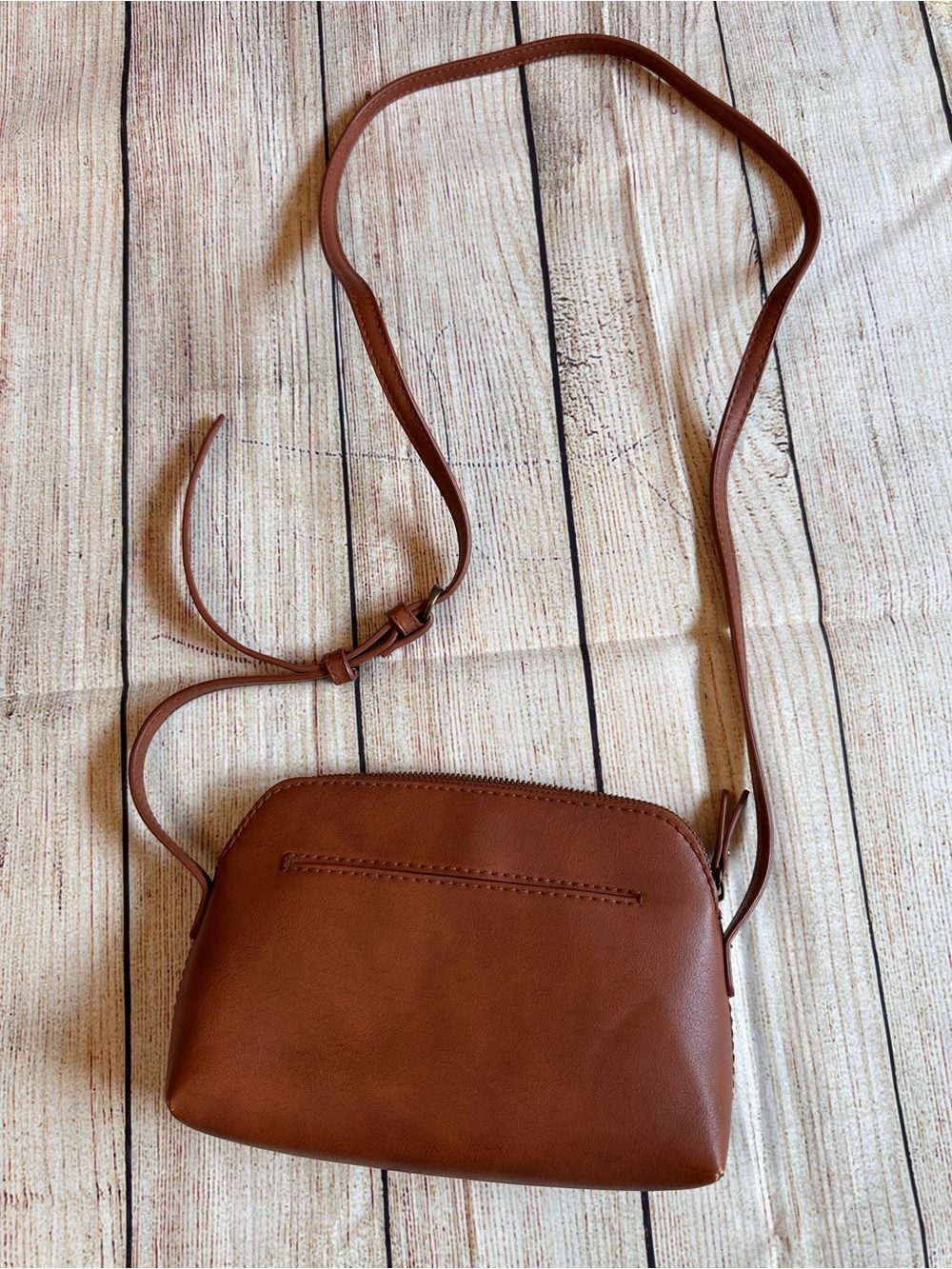 Universal Thread Brown Faux Leather Crossbody Bags